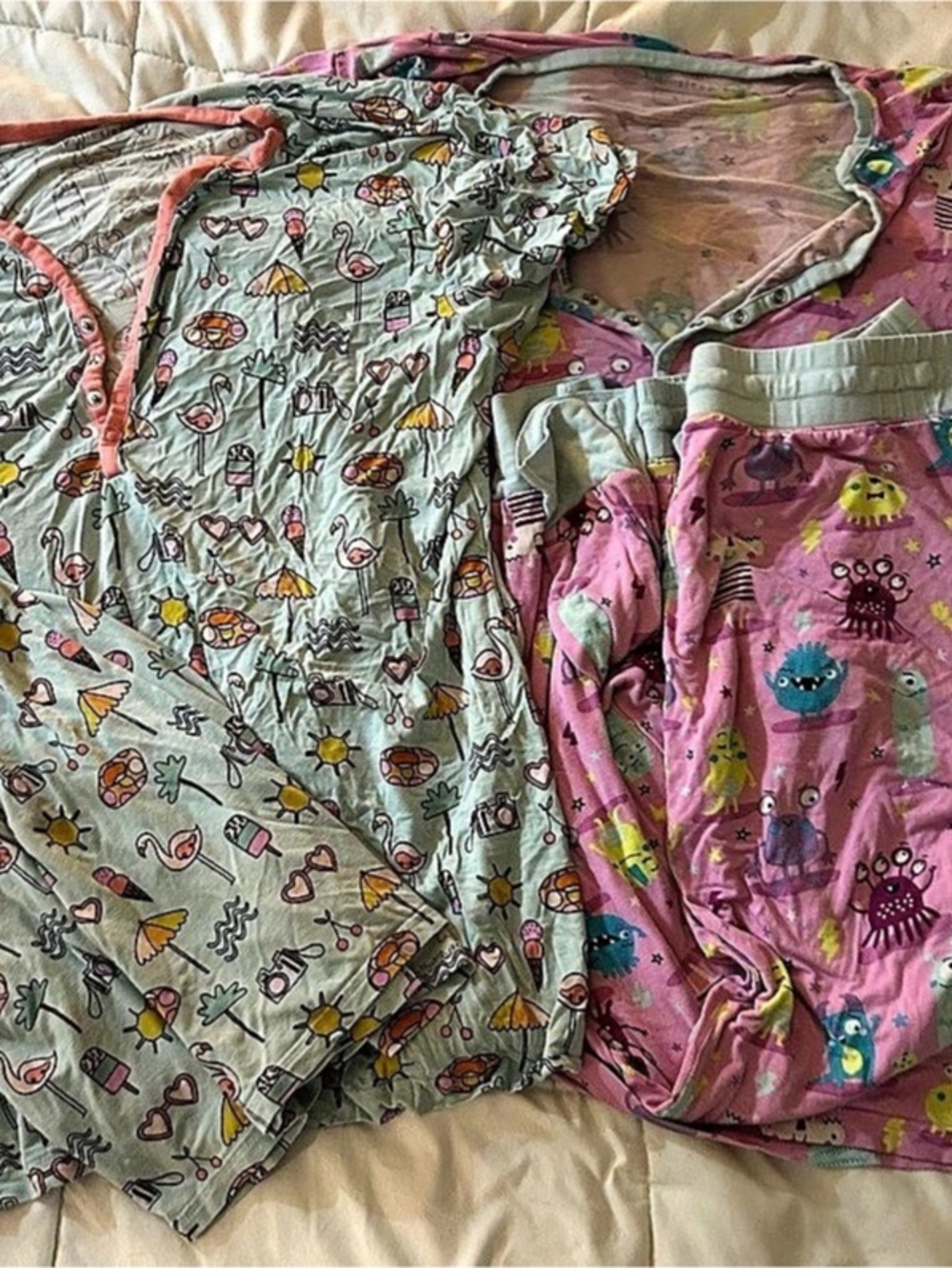 LITTLE SLEEPIES - Women’s Large/Extra large- both bottoms LG/ 1 top LG and 1 XLG
